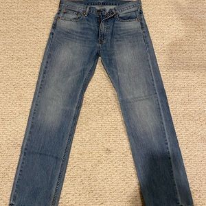 Levi Strauss & Co. Men's Light Wash Blue Jeans